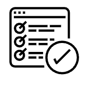 Icon of a checklist